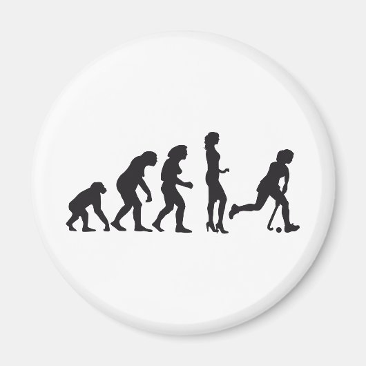 evolution female hockey magnet (Vorne)
