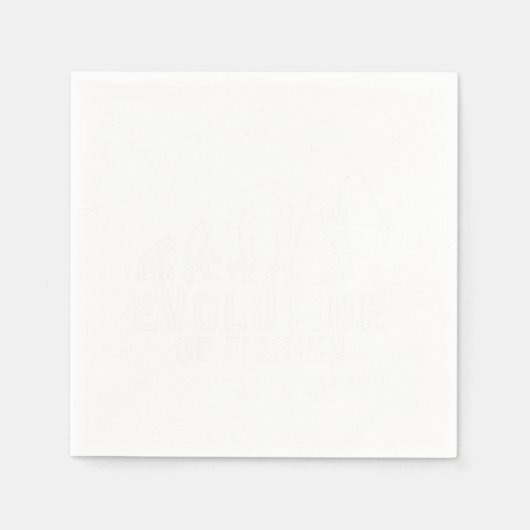 Evolution Fischfang Fischer Angelfang Fisher Gi Serviette (Vorderseite)