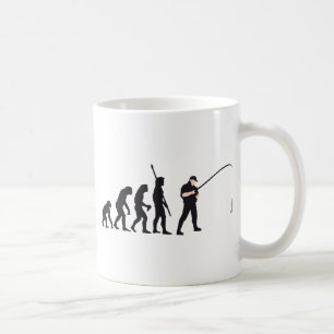 evolution fishing kaffeetasse