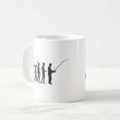 evolution fishing kaffeetasse (Vorderseite Links)