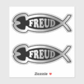 Evolution - Freud x 2 Aufkleber (Blatt)