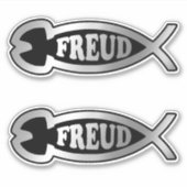 Evolution - Freud x 2 Aufkleber (Vorderseite)