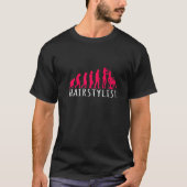 Evolution Friseursalon T-Shirt (Vorderseite)