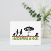 Evolution Funny Evolve Postkarte (Stehend Vorderseite)