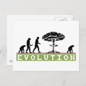 Evolution Funny Evolve Postkarte (Vorne/Hinten)