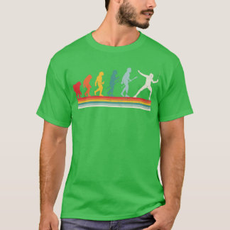 Evolution Funny Fencing Sportlicher Spaß für Fence T-Shirt