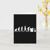 Evolution Funny Retro Video Game Gamer Nerd Gesche Karte (Gelbe Blume)