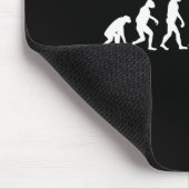 Evolution Funny Retro Video Game Gamer Nerd Gesche Mousepad (Ecke)