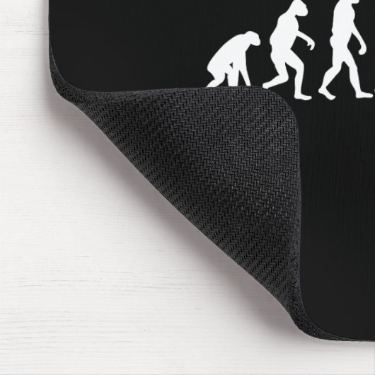 Evolution Funny Retro Video Game Gamer Nerd Gesche Mousepad (Ecke)