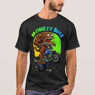 Evolution für das Reiten von Affen T-Shirt