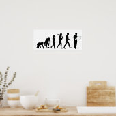 Evolution für die Quantitätsmessung des zivilen In Poster (Küche)