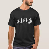 Evolution für Fahrräder mit T - Shirt für Motorräd (Vorderseite)