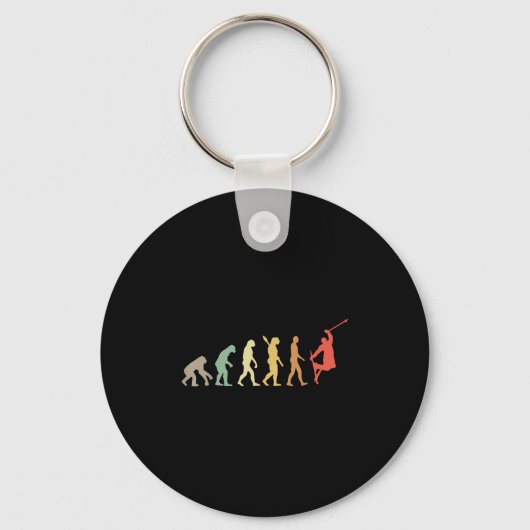 Evolution für Skifahrer - Langlauf-Saison Schlüsselanhänger (Vorderseite)