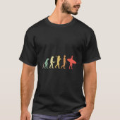 Evolution für Surfer T-Shirt (Vorderseite)