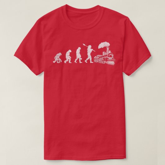 Evolution für Zugführer T-Shirt (Design vorne)