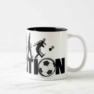 Evolution Fußball-Tasse Zweifarbige Tasse