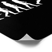 Evolution Fußballshirt Lustiges Evolution Design F Poster (Ecke)