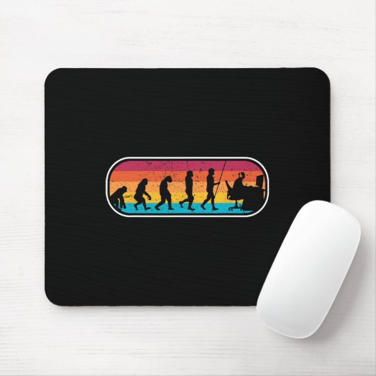 Evolution Gamer Computer Freak Geek Nerd PC-Spiel Mousepad (Mit Mouse)