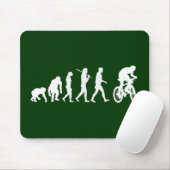 Evolution Gebirgsder radfahrenden Gebirgsradfahrer Mousepad (Mit Mouse)