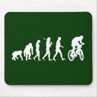 Evolution Gebirgsder radfahrenden Gebirgsradfahrer Mousepad