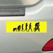 Evolution Gebirgsdes radfahrenden Autoaufkleber (Auf Auto)