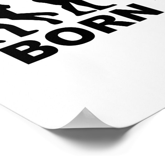 Evolution Geboren Poster (Ecke)