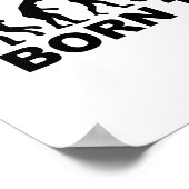 Evolution geboren, Trampolin zu springen Poster (Ecke)