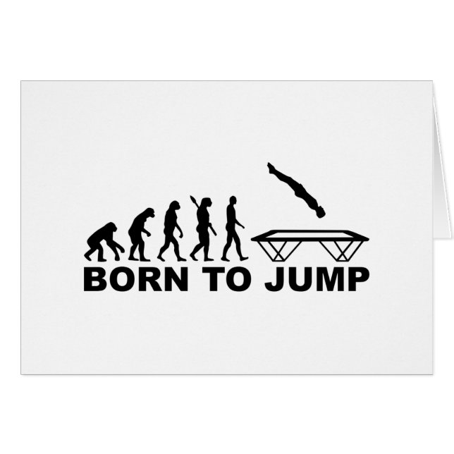 Evolution geboren, Trampoline zu springen (Vorderseite (Horizontal))
