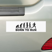 Evolution geboren zu laufen autoaufkleber (Auf Auto)