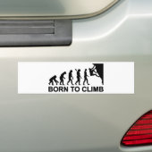 Evolution geboren zum Klettern Autoaufkleber (Auf Auto)