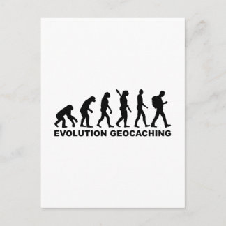 Evolution Geocaching Postkarte