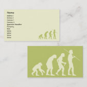 Evolution - Geschäft Visitenkarte (Vorne/Hinten)