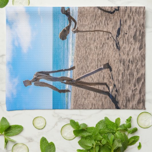 Evolution Geschirrtuch (Gefaltet)