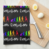 Evolution Geschirrtuch (Viertel Falte)