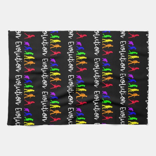 Evolution Geschirrtuch (Horizontal)