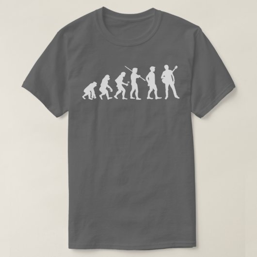 Evolution Gitarre Musiker 1 T-Shirt (Design vorne)