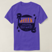 Evolution Gitarrist Gitarre Musician (1) T-Shirt (Design vorne)
