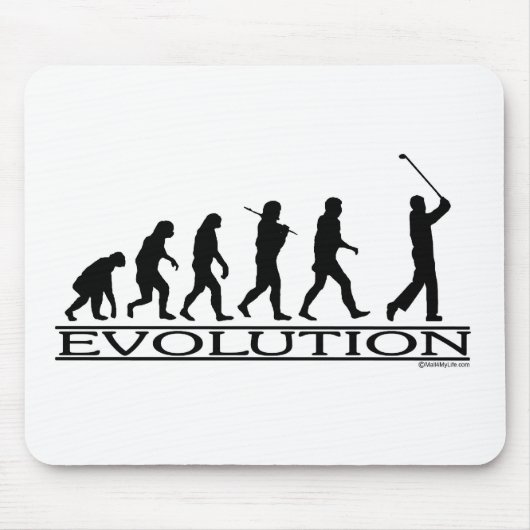 Evolution - Golf - Mann Mousepad (Vorne)