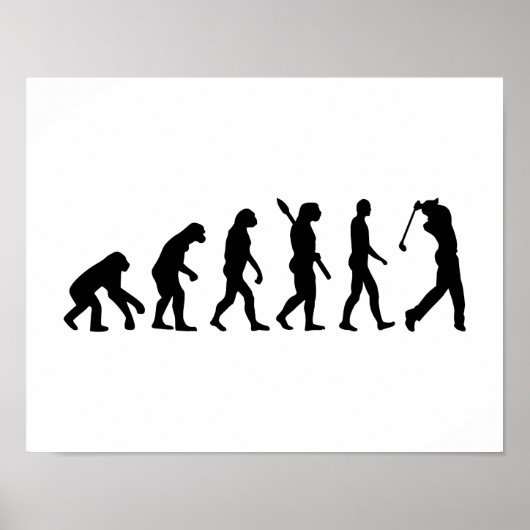 Evolution Golf Player Poster (Vorne)