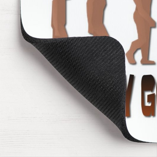 EVOLUTION GOT ES SCHLIESSLICH RECHT! MOUSEPAD (Ecke)