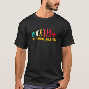 Evolution Grafik Botanische Blumen Gartenbauplan T-Shirt