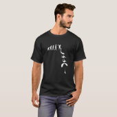 Evolution Grafik Paragliding Paragleiter Fallschir T-Shirt (Vorne ganz)