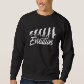 Evolution Graphic Botanical Flowers Gardening Plan Sweatshirt (Vorderseite)