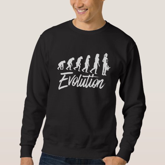 Evolution Graphic Botanical Flowers Gardening Plan Sweatshirt (Vorderseite)