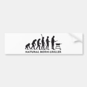 evolution grill autoaufkleber (Vorne)