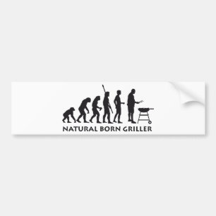 evolution grill autoaufkleber