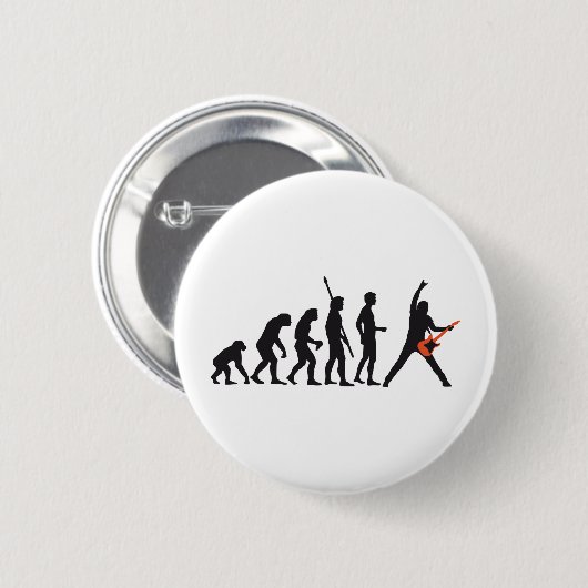 evolution guitar button (Vorne & Hinten)
