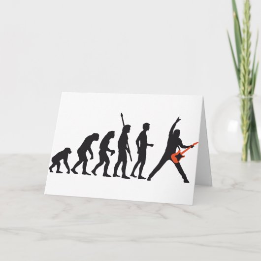 evolution guitar karte (Vorderseite)