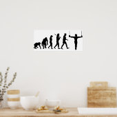 Evolution Gymnastik Gymnasten Sportfan Poster (Küche)