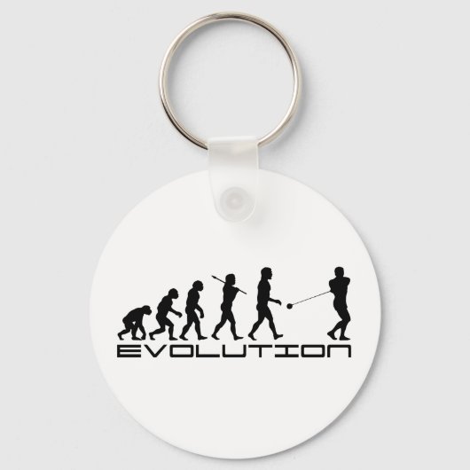 Evolution Hammer Throw Schlüsselanhänger (Vorderseite)